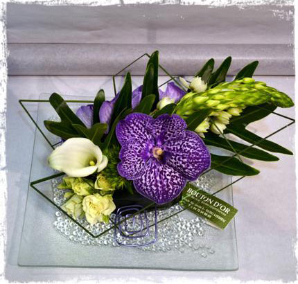 composition d'orchidées