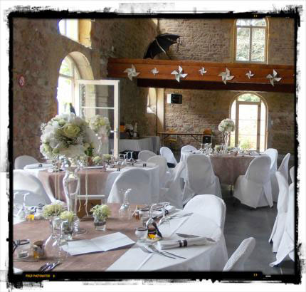 fleurs décoration de table mariage