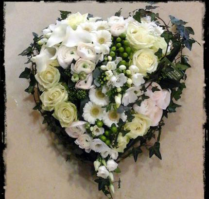 gerbe de fleurs blanches