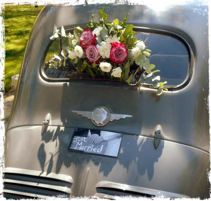 voiture fleuries pour mariage