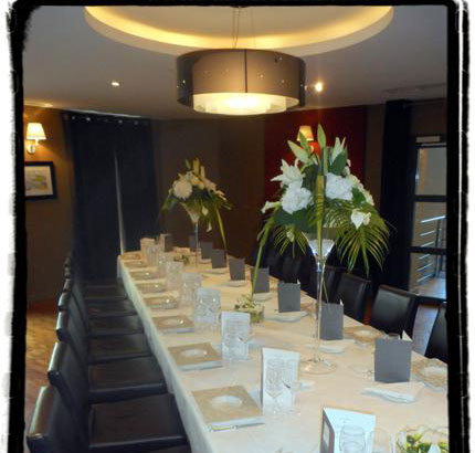 fleurs décoration de table