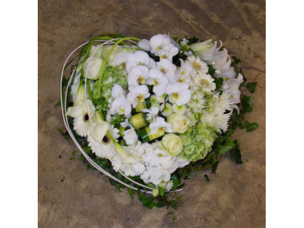 gerbe de fleurs blanches
