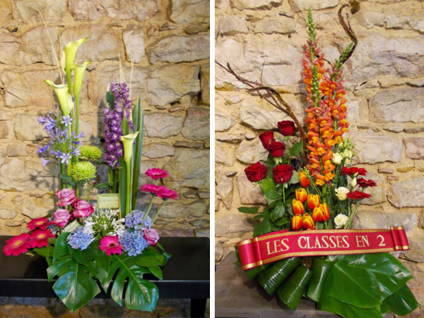 composition de fleurs