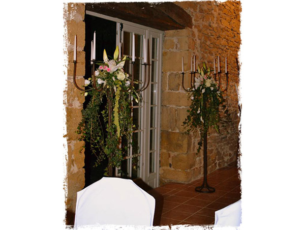 fleurs décoration pour mariage